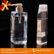 PET plastic square bottle with spray cap